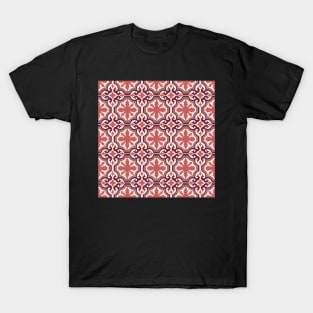 Tile pattern in very popular terracotta colour T-Shirt